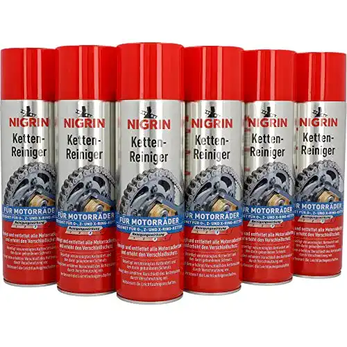 Motorrad-Kettenreiniger NIGRIN Kettenreiniger, 6 x 500 ml