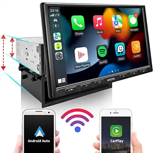 Autoradio mit Android-Auto ATOTO F7 XE 8 Zoll Doppel-DIN