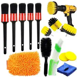 Auto-Reinigungsset MAQ Auto Reinigung Pinsel Set, 14 Pcs