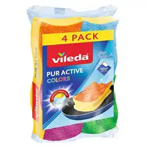 Spülschwamm Vileda Pur Active Colors Reinigungsschwämme