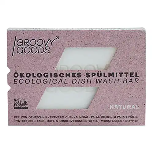 Festes Spülmittel GROOVY GOODS Dish Wash Bar Natural 60g