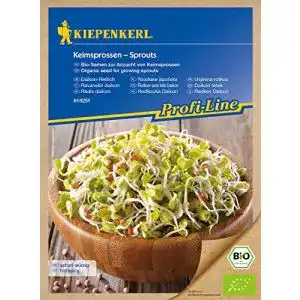 Daikon-Rettich Kiepenkerl BIO Keimsprossen , Bio-Samen zur Anzucht
