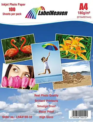 Die beste Fotopapier A4 LabelHeaven LH-A4180-32 Fotopapier, A4, 100 Blatt 2026 Test Bestseller Fotopapier A4 LabelHeaven LH-A4180-32 Fotopapier, A4, 100 Blatt