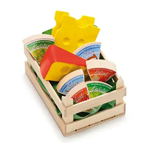 Erzi-Holzspielzeug Erzi 28236 Sortiment Käse, klein aus Holz