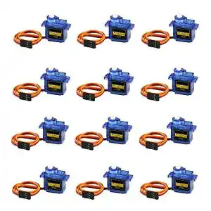 SG90-Servo DORHEA 12 STÜCKE Micro Servo Motor, Mini Servo 9g