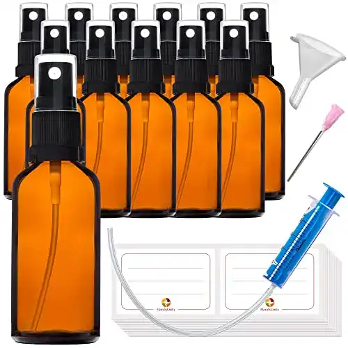 Sprühflasche 50ml HandsUnity 50ml-12Stk Sprühflasche Glas