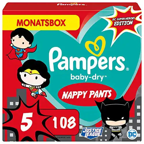 Pampers-Windel Pampers Windeln Superhelden Pants Größe 5