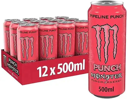 Monster-Energy-Drink Monster Energy Pipeline Punch, 12×500 ml