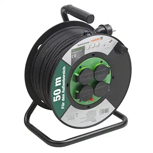 Die beste Kabeltrommel-50-m Meister Kabeltrommel H05RR-F3G1,5, IP44 2026 Test Bestseller Kabeltrommel-50-m Meister Kabeltrommel H05RR-F3G1,5, IP44