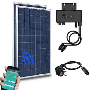 Balkonkraftwerk JWS 600W NEP Solar Set Solaranlage Micro