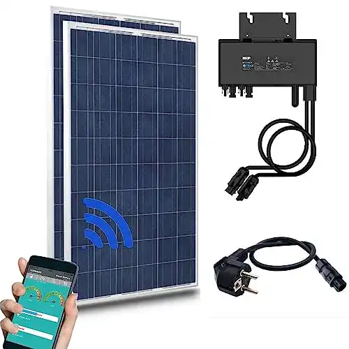 Balkonkraftwerk JWS 600W NEP Solar Set Solaranlage Micro
