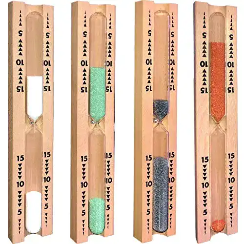 Sauna-Sanduhr Weigand ® SANDUHR BUCHE Inkl. Schrauben