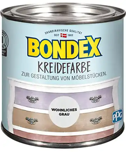 Bondex-Farbe Bondex Kreidefarbe Wohnliches Grau – 0,5L