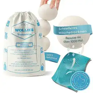 Trocknerbälle Wollies Trocknerbälle, Bälle aus 100% Schafswolle