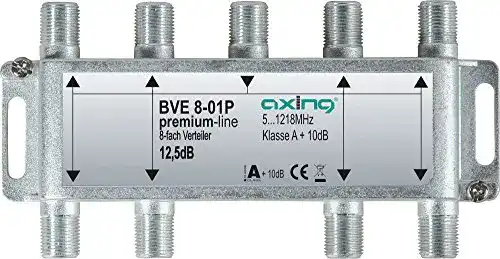 Antennenverteiler Axing BVE 8-01P 8-fach Verteiler