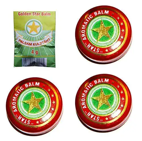 Erkältungssalbe GOLDEN STAR 3er PACK Vietnamesischer Balsam