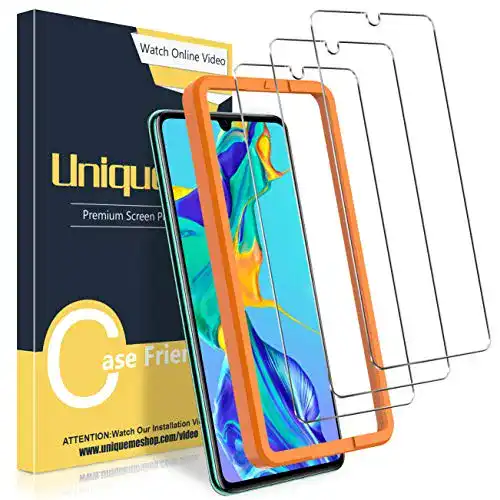 Huawei-P30-Panzerglas Unique Me, 3 Stück Schutzfolie, 9H Härte