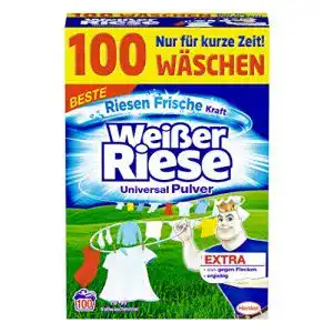 Waschpulver Weißer Riese Universal Pulver (100 Waschladungen)