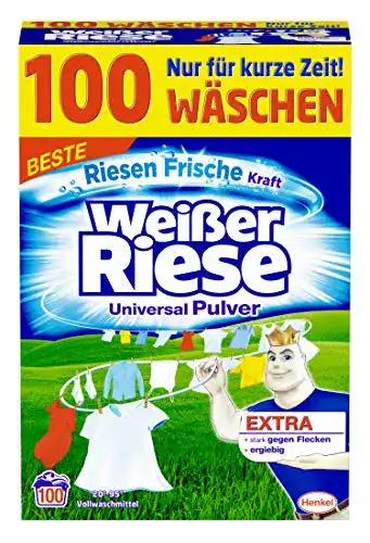 Waschpulver Weißer Riese Universal Pulver (100 Waschladungen)