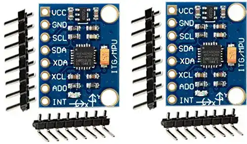MPU6050 TECNOIOT 2pcs GY-521 MPU-6050 Module 3 Axis