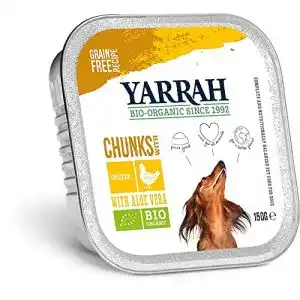 Yarrah-Hundefutter Yarrah Bio, Huhn und Meeresalge in Soße, 12er
