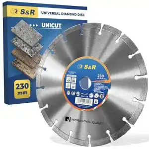 Diamanttrennscheibe 230 mm S&R Diamanttrennscheibe 230×22,2