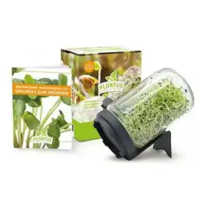 Sprossengläser FLORTUS Freude an Vielfalt FLORTUS, Siebdeckel