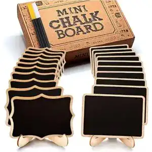 Tischkarten OleOletOy 20 STK. Abwischbare Mini Tafel