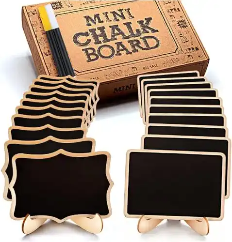 Tischkarten OleOletOy 20 STK. Abwischbare Mini Tafel