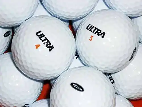 Lakeballs lbc-sports 50 Wilson Ultra Golfbälle – AAAAA – weiß – – PremiumSelection – gebrauchte Golfbälle