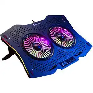 Klim-Laptop-Kühler KLIM Halo + Kühler mit RGB Beleuchtung