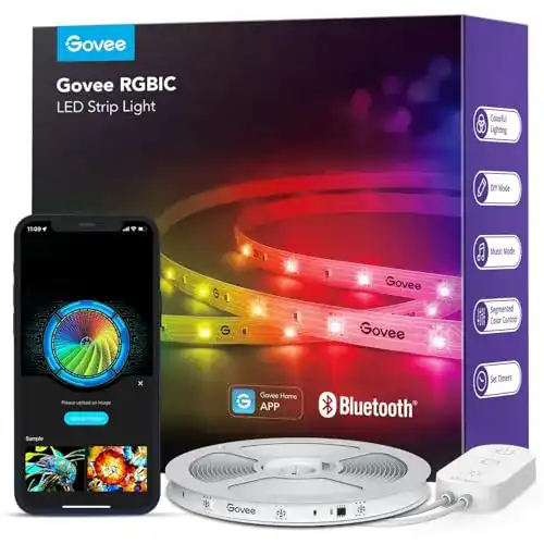 Govee-LED-Strip Govee RGBIC LED Strip 10m, Bluetooth LED Streifen