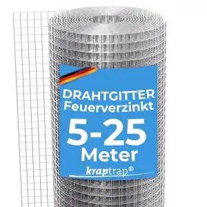 Volierendraht KrapTrap ® Käfigdraht Drahtgitter 12x12mm