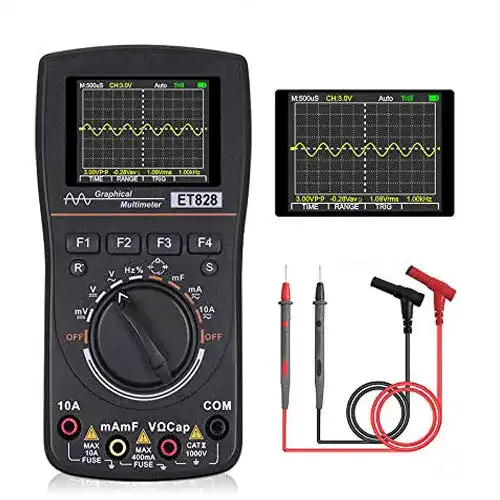 Hand-Oszilloskop VISLONE Digitales Oszilloskop Multimeter 2 in 1