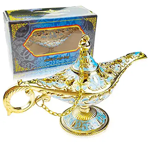 Wunderlampe XSHAO 1 Stück Aladdin Lampe, mit Relief in 3D