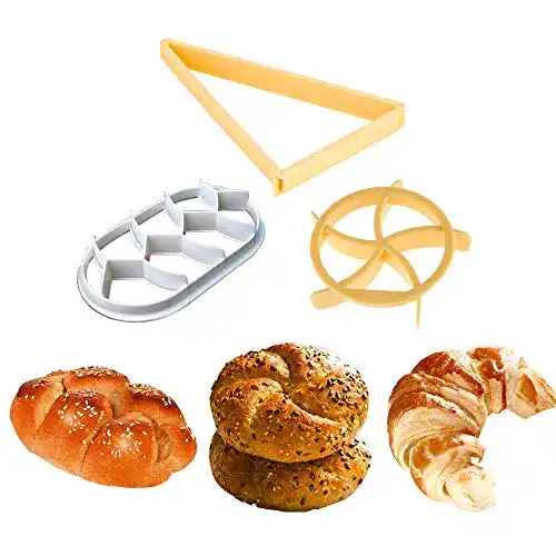 Brotstempel Porlik Kaiser Brötchen, deutscher Stil, 3-teilig