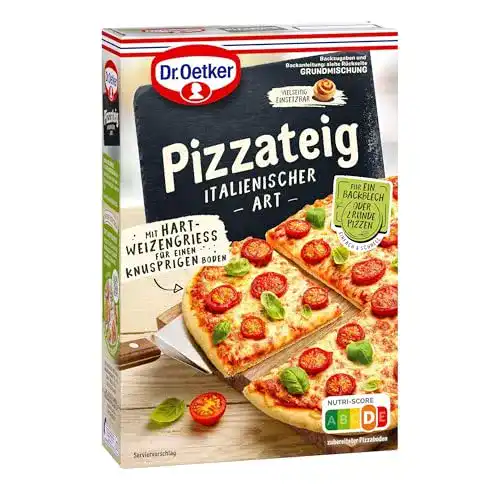 Pizzateig-Backmischung Dr. Oetker Pizzateig Italienischer Art, 8er