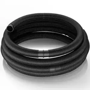 Poolschlauch Wiltec Teichtip ® 15m, 38mm, Solarschlauch schwarz