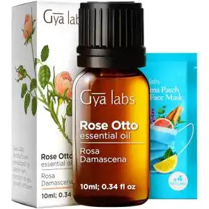 Rosenöl Gya Labs Ätherisches Öl Rose für Haut und Gesicht, 10ml