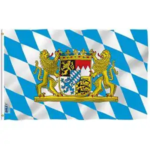 Bayern-Flagge Anley Fliegenbrise 3×5 Fuß Bayern mit Löwenflagge