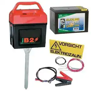 Weidezaungerät Landkaufhaus Mayer 9V 12V 230V inkl. 75 AH