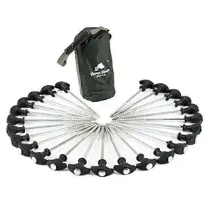 Zeltheringe CampFeuer – T-Pegs, Heringe, Erdnägel für Campingzelt