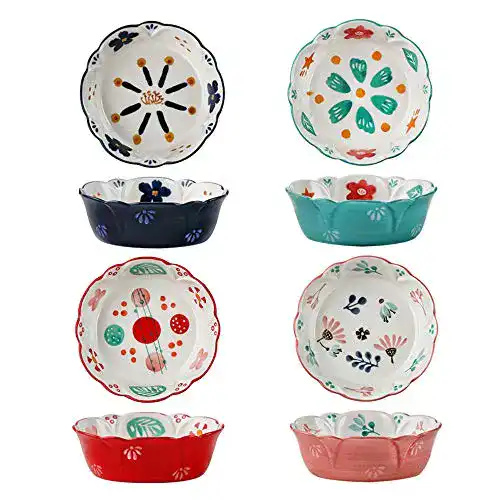 Müslischalen Watenkliy Müsli Schale, Set Bunt, ca. 320 ml, 4er Set