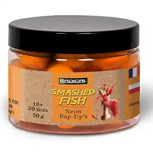 Radical Boilies Radical Qualitäts Smashed Fish Neon Pop Ups Boilies
