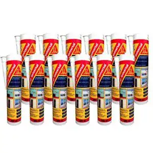 Maleracryl Sika 12 Stück cryl Universal 300ml weiss Acryldichtstoff