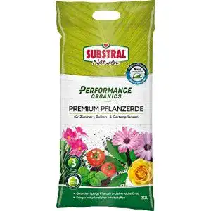 Bio-Erde Substral Performance Organics Pflanzerde Premium 20 Liter