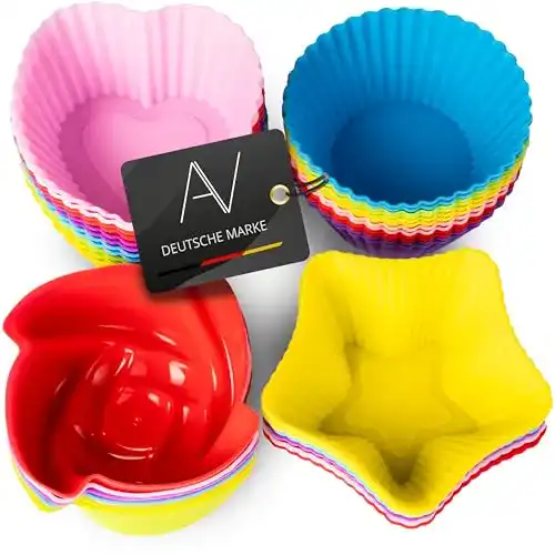 Muffinform Silikon Avana Wiederverwendbar, 36er-Set