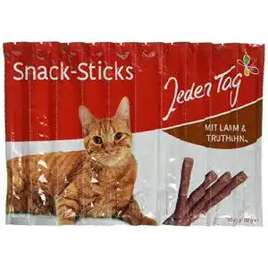 Katzensticks Jeden Tag , Lamm und Truthahn, 10 x 5 g