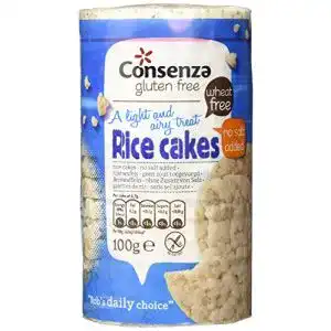 Reiswaffel Consenza ohne Salz Glutenfrei, (8x 100 g)