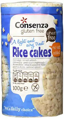 Reiswaffel Consenza ohne Salz Glutenfrei, (8x 100 g)
